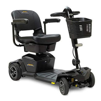 Pride Zero Turn 8 4-Wheel Scooter Black