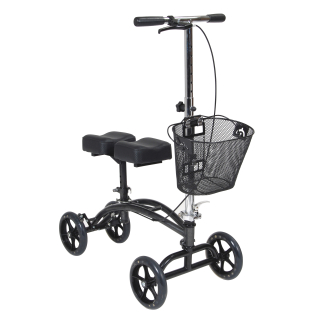 Drive Dual Pad Steerable Knee Walker with Basket