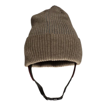 Ribcap Iggy Beanie Helmet Hat Brown