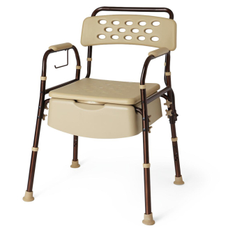 Medline Bedside Commode with Microban