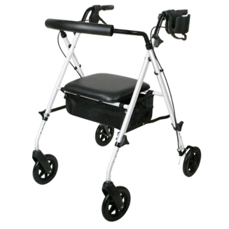 Medline Deluxe Rollator with Adjustable Seat