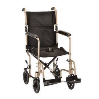 Champagne Nova Steel Transport Chair