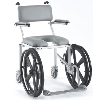 Multichair Ultra Narrow Shower/Commode Wheelchair