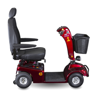 Burgundy Shoprider Sunrunner 4 wheel Scooter