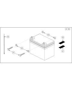 Battery for Jazzy select 6 