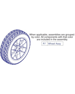 Drive Wheels for JAZZY AIR