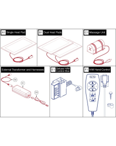 Deluxe Heat and Massage Control for LC-358M