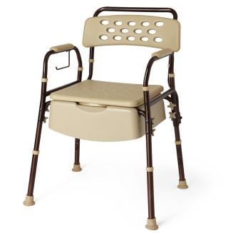 Medline Bedside Commode with Microban